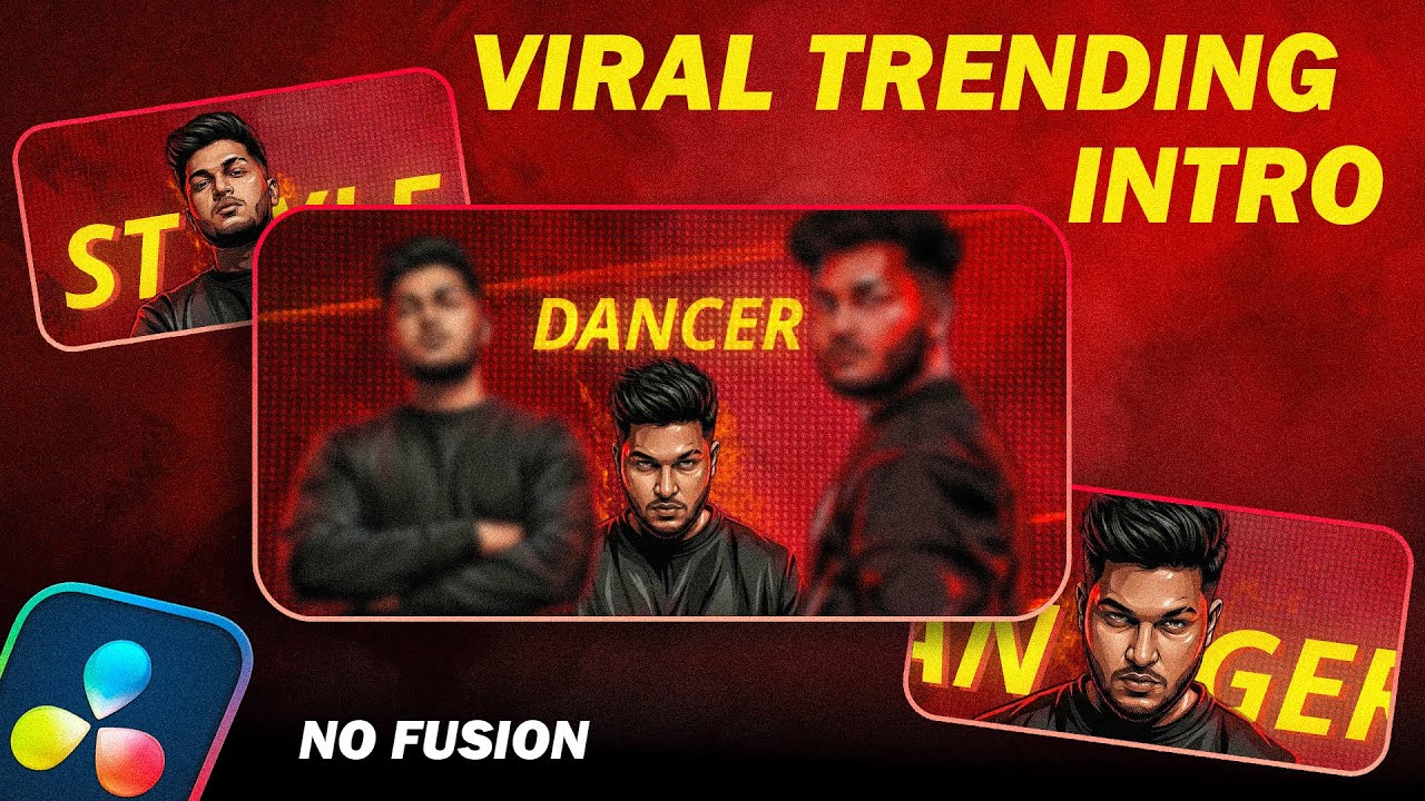 Instagram Trending Intro Reels Editing | Davinci Resolve