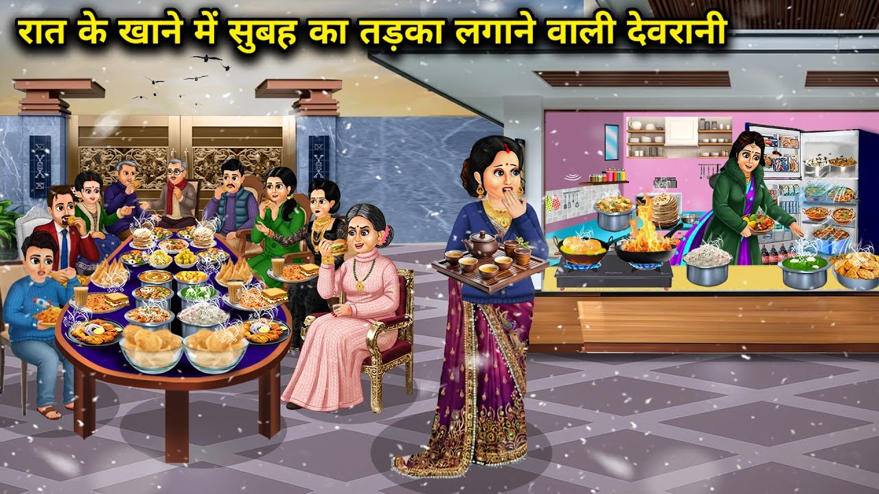 ठंड में रात के खाने में सुबह का तड़का लगाने वाली मॉडर्न देवरानी | The modern sister-in-law who adds 