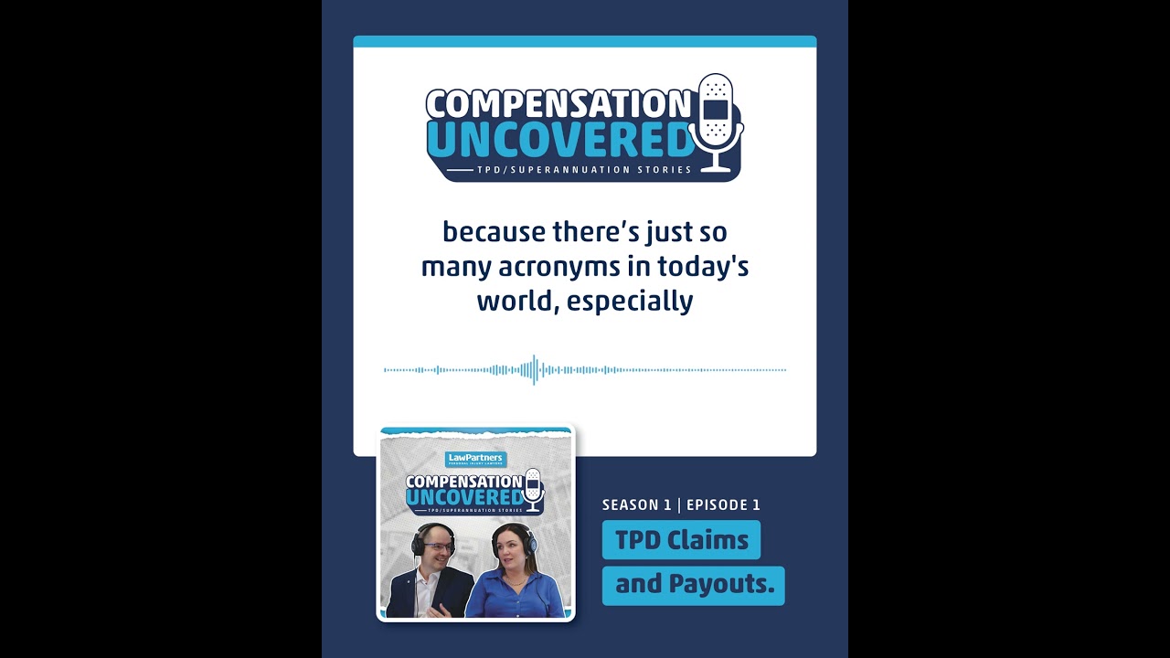 What exactly is a TPD claim?