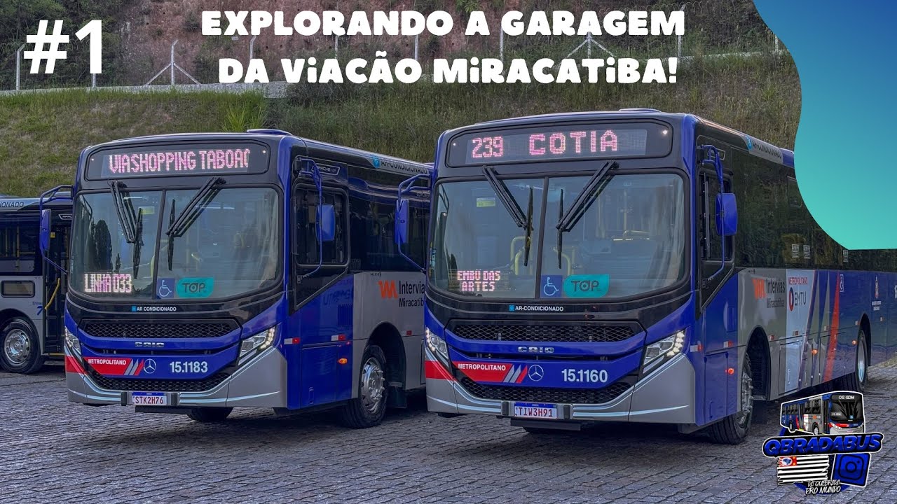 Explorando as instalações da viação Miracatiba