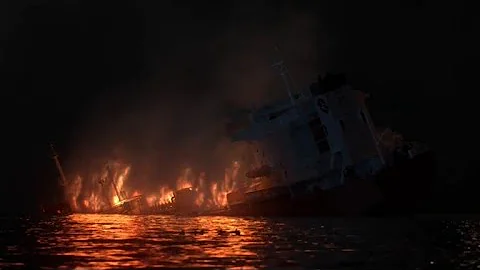 MT Bow Mariner - Sinking Animation