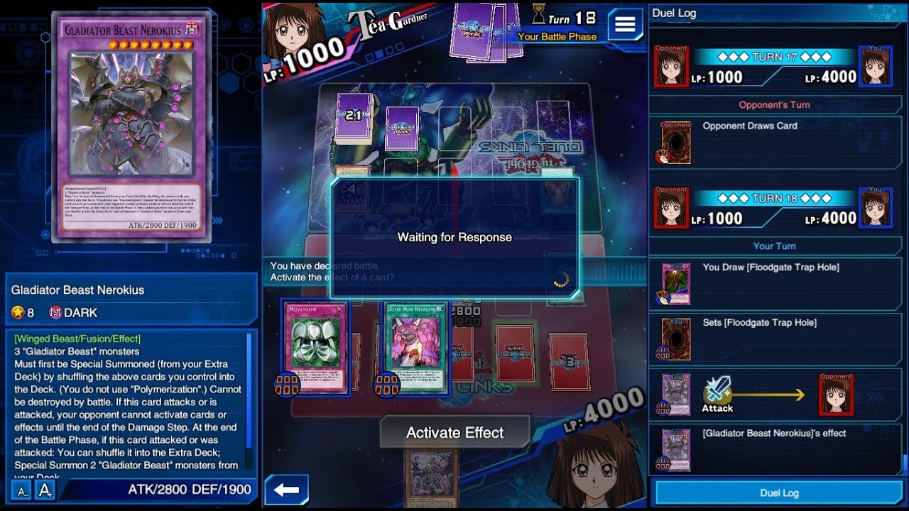[Yu-Gi-Oh! Duel Links] Ranked Duel - Téa Gardner Holy Guard vs. Téa Gardner Duel, standby!
