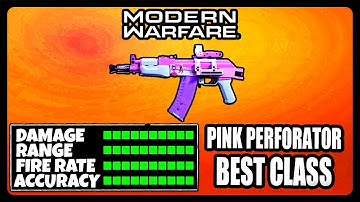 NEW OVERPOWERED AK47 "PINK PERFORATOR" CLASS SETUP IN MODERN WARFARE! BEST AK47 CLASS SETUP!
