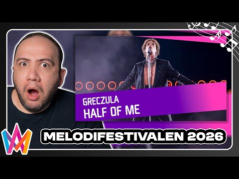 Greczula - Half of Me | Melodifestivalen 2026 | TEACHER PAUL REACTS 🇸🇪