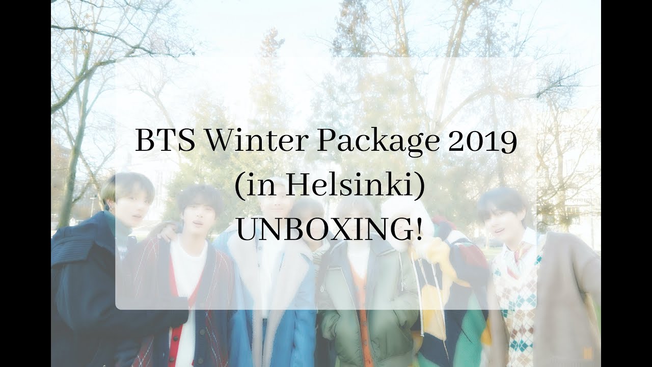 BTS Winter Package 2019 Unboxing - YouTube