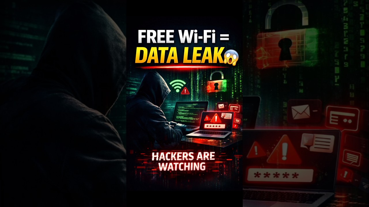 Free Wi-Fi Can Hack Your Phone 😱 | Cybersecurity Warning