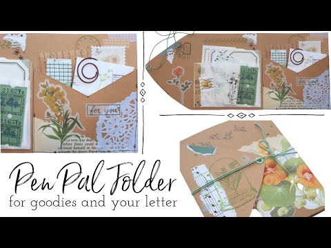 DIY Pen Pal Folder for your Letter and Goodies | Snail Mail Ideas