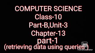retrieving data using queries part 1