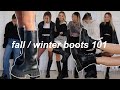 how to style boots for fall & winter