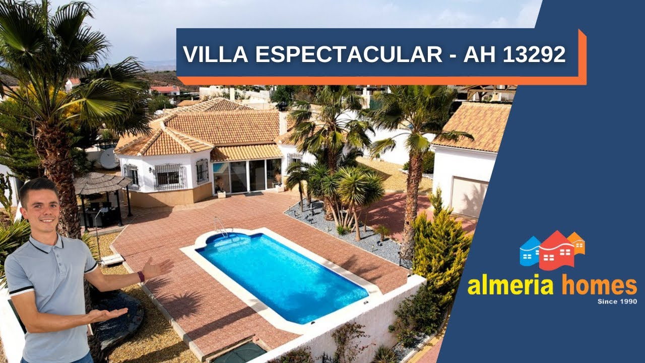SOLD! 4 bedroom villa for sale in Arboleas with a pool / Villa Espectacular  - AH13292