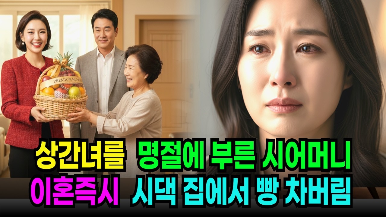 상간녀를 명절에 부른 시어머니와 바람둥이 남편 이혼즉시 집에서 쫓아내고 거지만듬 ㅣ노후사연 ㅣ오디오북 ㅣ반전사연 ㅣ인생사연
