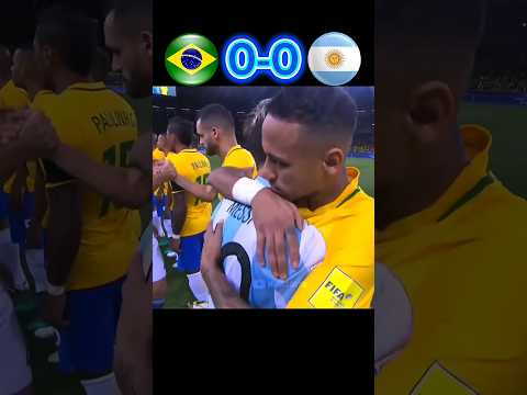 ব্রাজিল ভার্সেস আর্জেন্টিনার খেলা #football