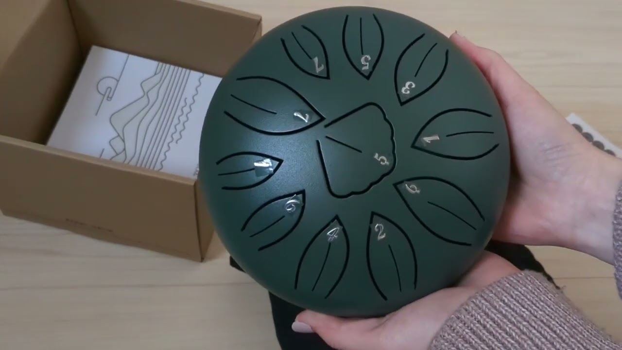 【スリットドラム開封動画】11音6インチタングドラム