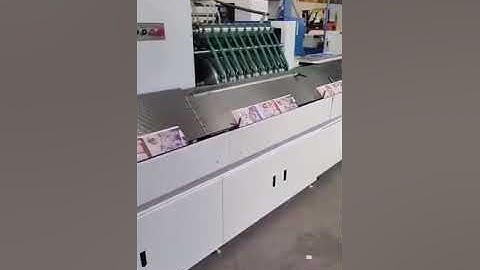 Glue Bound Exercise Book Making Machine ( from Reel to Notebooks)