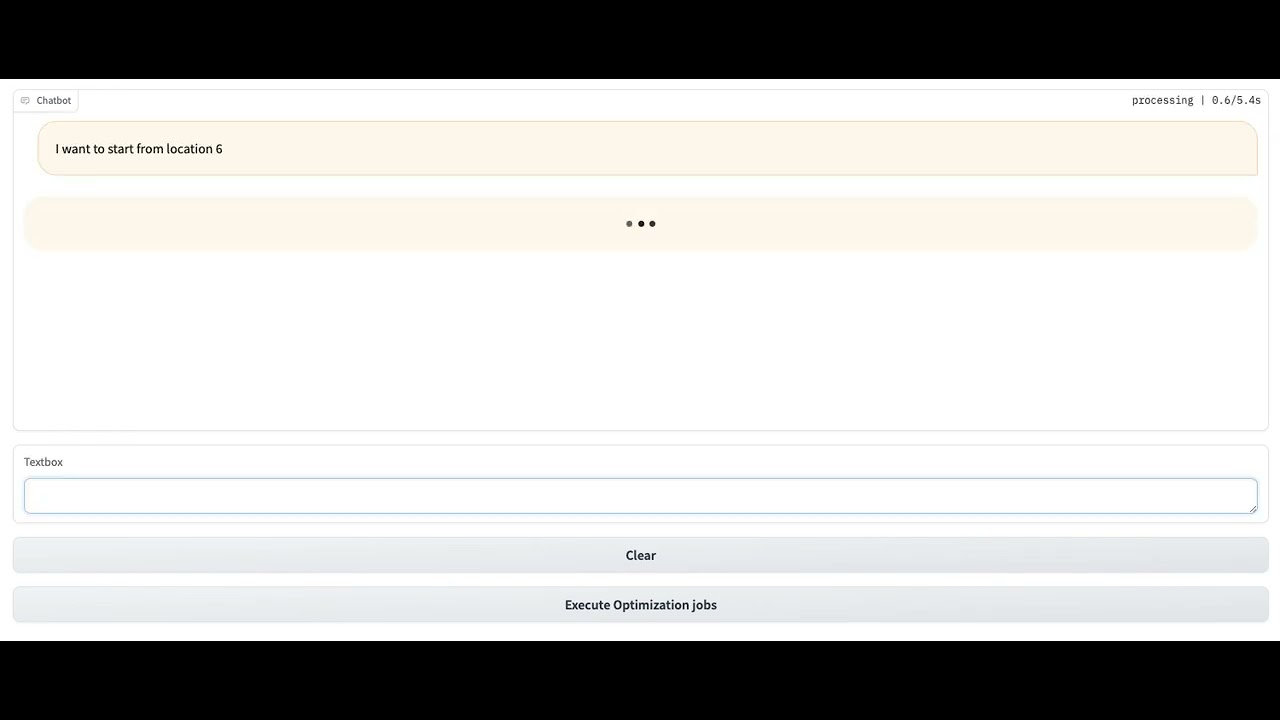 Interactive optimization chatbot using Generative AI - YouTube