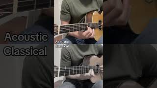 Acoustic vs Classical — The Last of Us Theme