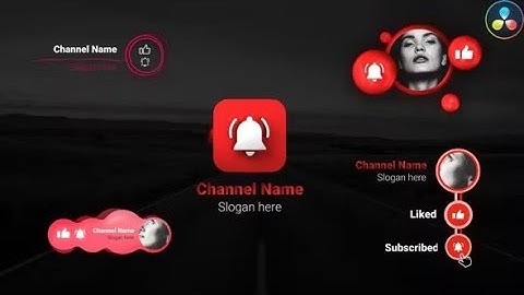 Youtube Trendy Subscribe Pack DaVinci Resolve Template Download