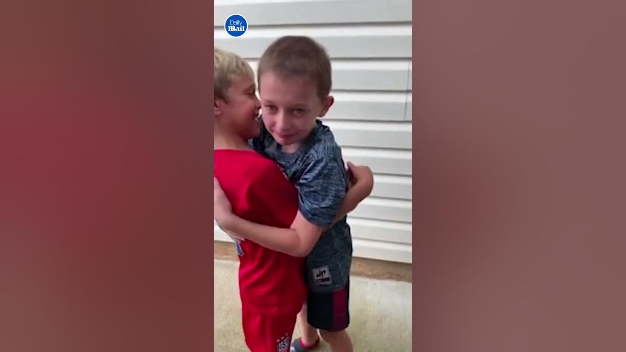 Emotional seven-year-old best friends are reunited after six months apart ❤️