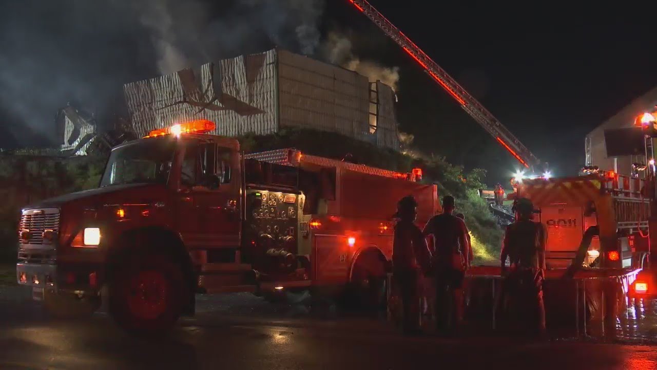 Crews respond to Barn Fire in Blair County - YouTube