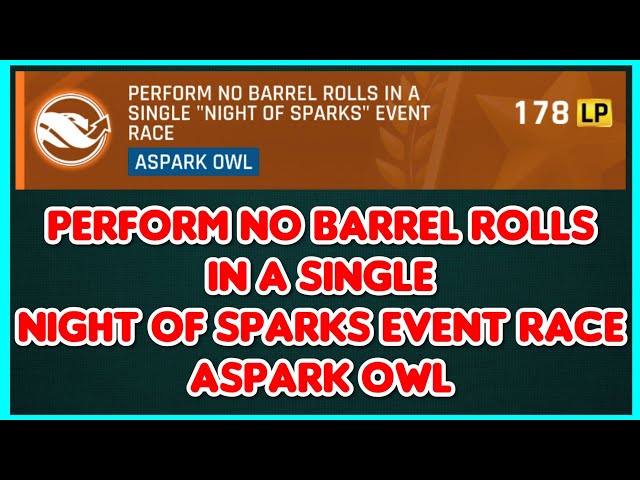 ASPHALT 9, PERFORM NO BARREL ROLL IN A SINGLE HIT THE ROAD EVENT RACE