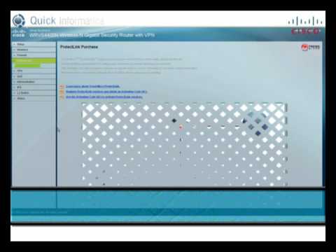 WebView Configuración Router Wireless-N Cisco WRVS4400N