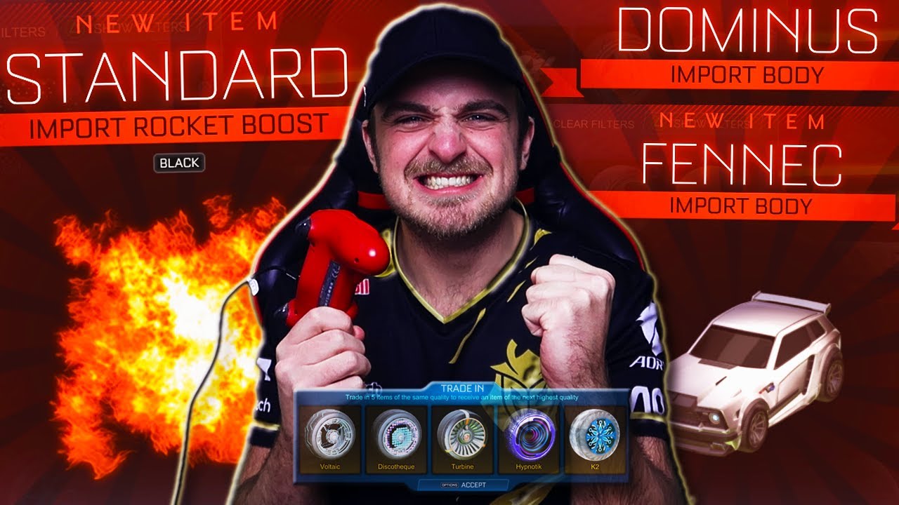 MY BEST VERY RARE DROP TRADE UP VIDEO IN ROCKET LEAGUE SINCE THE TITANIUM WHITE DOMINUS!