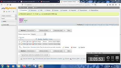 Como crear una conexion de Base de Datos con WAMPSERVER