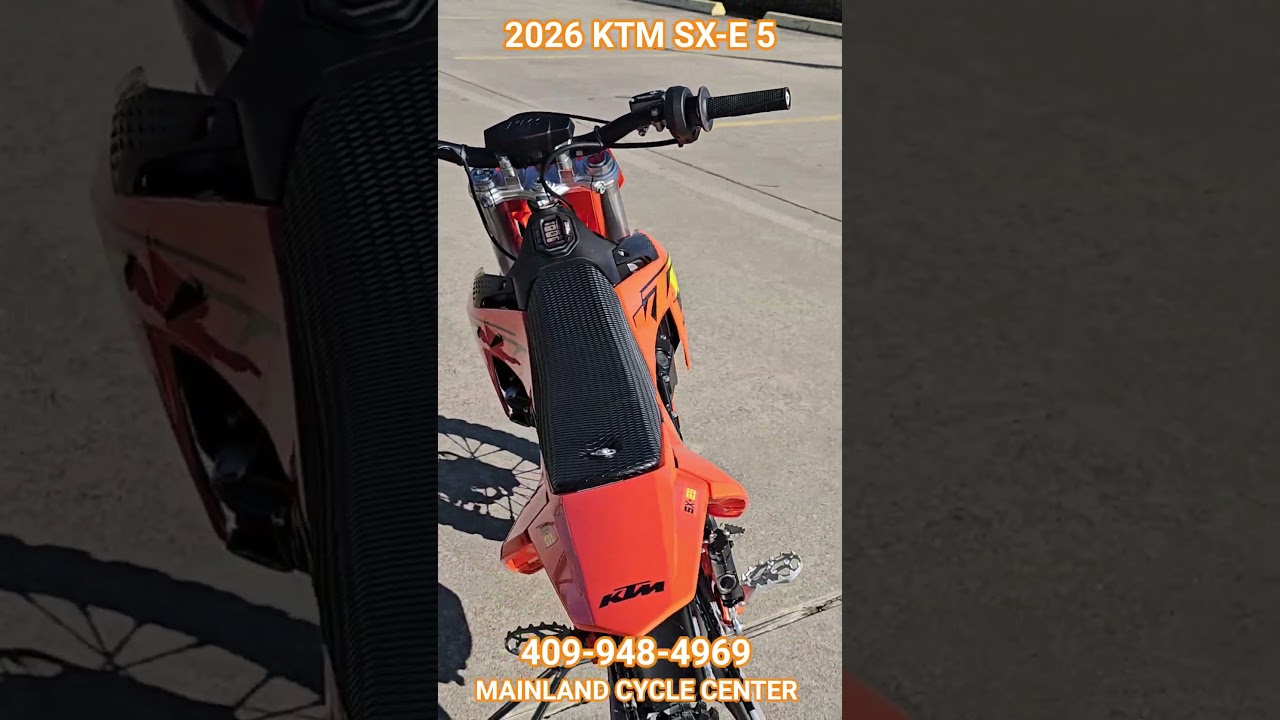 2026 KTM SX-E 5 WALK-AROUND 