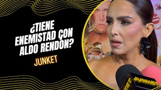 Karla Díaz aclara su supuesta enemistad con Aldo Rendón: "No se lo tomen en serio"