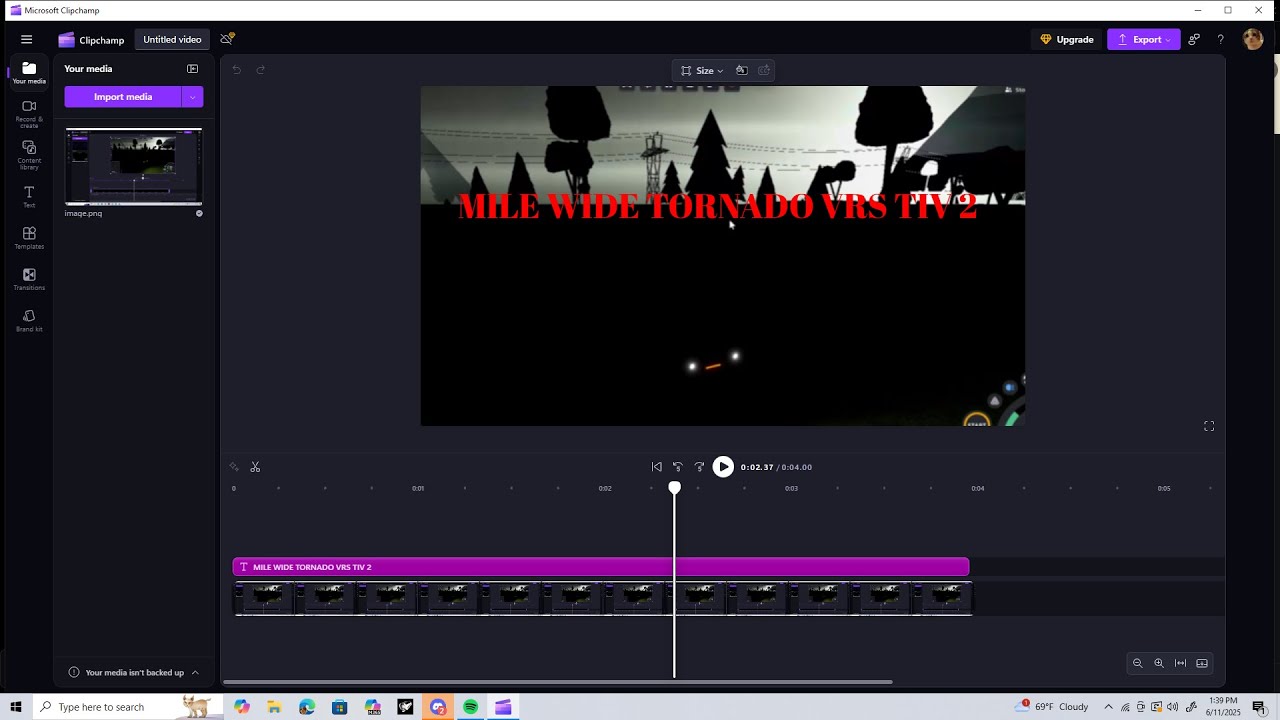MILE WIDE TORNADO VRS TIV 2 | Twisted Roblox 1.21.1 - YouTube