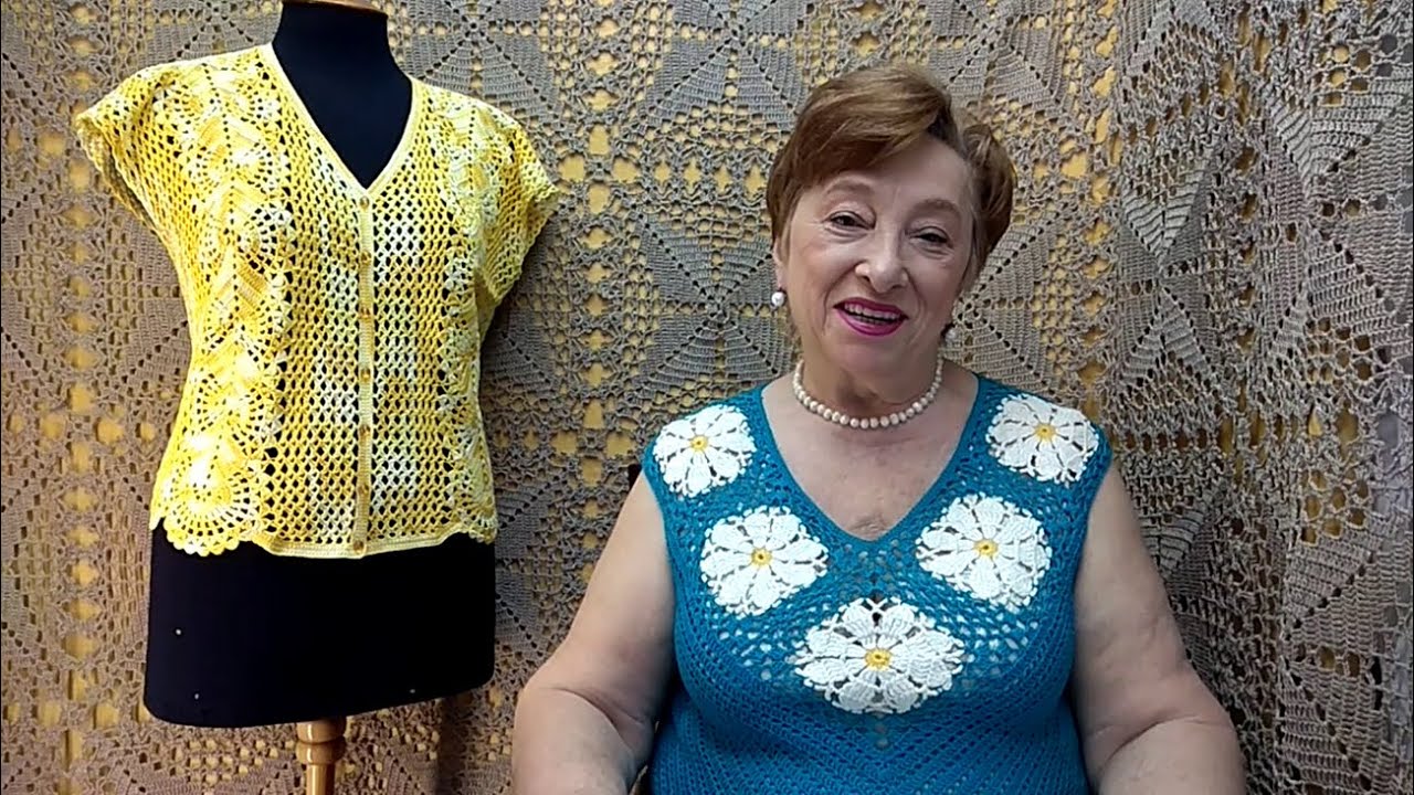 Кофточка "Сочинение". Мастер-класс по вязанию крючком от О. С. Литвиной.
