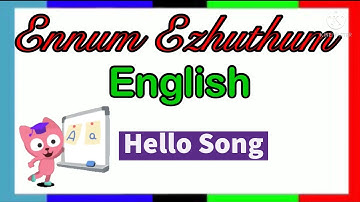 @jujupappatv4031  | Hello song | Ennum Ezhuthum | English teaching | preschool education |