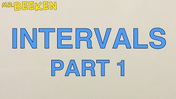 INTERVALS PART 1: NUMBERS