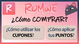 ROMWE 🛍 || ¿Cómo COMPRAR en ROMWE usando CÓDIGO DE DESCUENTO y PUNTOS? -  YouTube