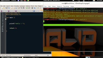 Programming Language C in Kali Linux