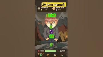 memefi secret combo 28 June today l #Memefi #secretcombo #memeficoin daily combo Level 6