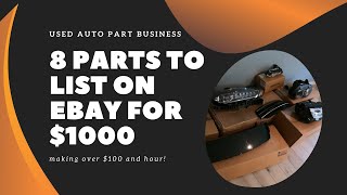 How to Make Money Online Selling Car Parts on eBay 8 Car Parts I Have Worth 1000