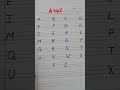 Alphabet, ABCD, A to Z, Kids #short #shortsvideo