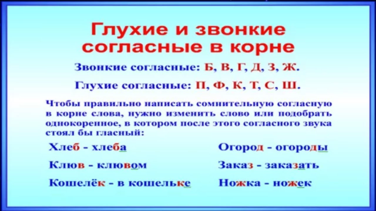 Как пишется слово слышим. Парные согласные правило 2 класс школа. Правописание парных звонких и глухих согласных в корне слова. Правописание слов с парными звонкими глухими согласными. Парные звонкие и глухие в корне слова 3 класс.