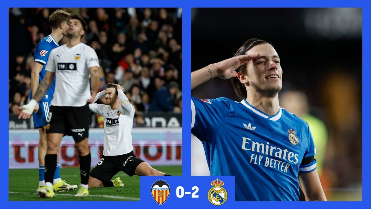 El Real Madrid sigue en la pelea por la Liga tras ganar al Valencia ...