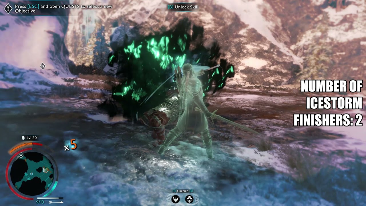 Shadow of War - Wrath recovery test part 1/4 - Wrathgiver vs Bright Lord's Sword