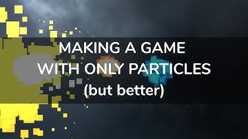 I made a game with ONLY particles but BETTER