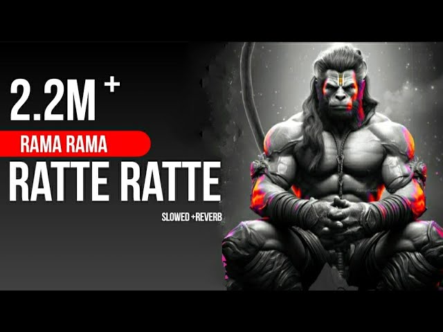 Rama Rama ratte ratte beet gai umriya (slowed + reverb) by best Ram bhajan 2024 class=