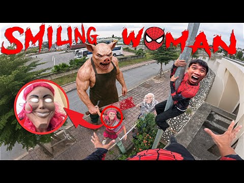 ESCAPING SMILING WOMAN 65 0 Parkour Pov Horror Film By B2F Viet Nam
