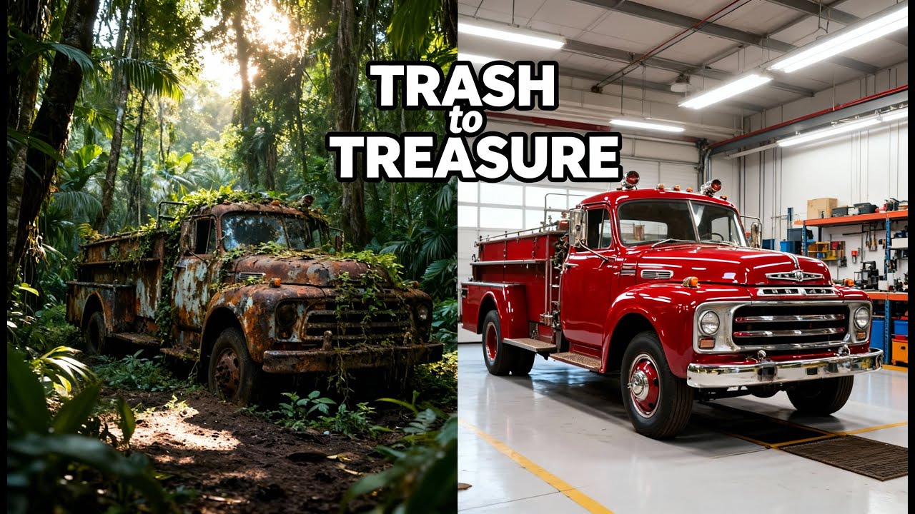 1952 International Harvester Fire Truck Restoration 🚒 | Classic Rebuild