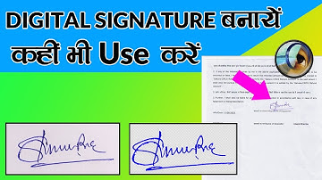Make a Digital Signature in Photoshop 7.0. use any documents