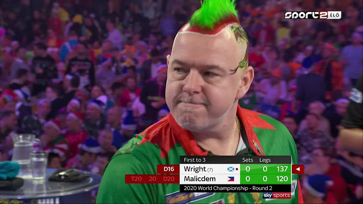 56) Peter Wright vs Noel Malicdem 2020 PDC World D...