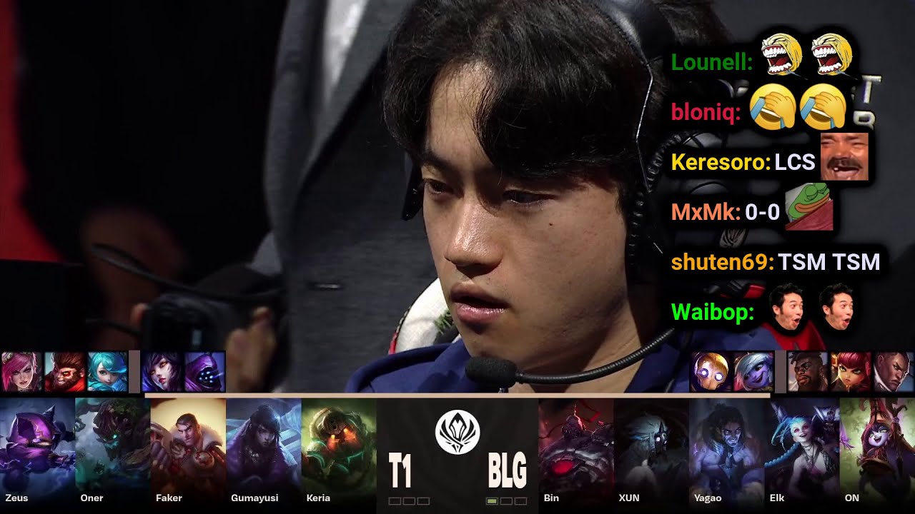 BLG vs T1 - Game 2 | 2023 MSI Bracket Day 11 | Twitch VOD with Chat