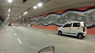 Delhi Most beautiful tunnel. Pragati maidan tunnel.