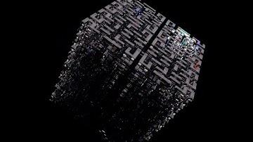 4K OLED Screen Test of a Hilbert Cube 3